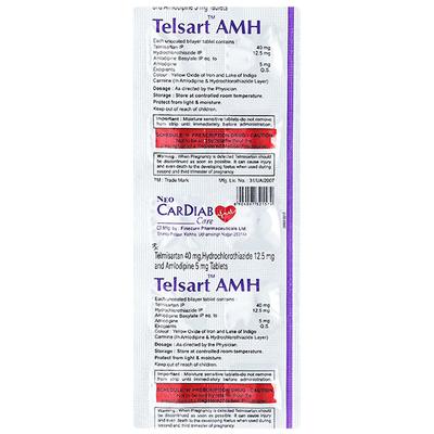 TELSART AMH Tablet 10's - Hypertension-Ana