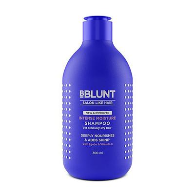 Bblunt Intense Moisture Shampoo with Jojoba and Vitamin E Deeply Nourishes & Adds Shine 300ml - Shampoos