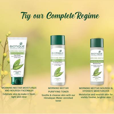 Biotique Morning Nectar Nourish & Hydrate Moisturizer 190ml - Creams/Oils/Lotions