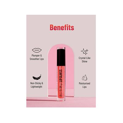 Swiss Beauty Shine and Plump Non - Sticky and Hydrating Lip Gloss, Shade - 05 4 gm - Lip Glosses
