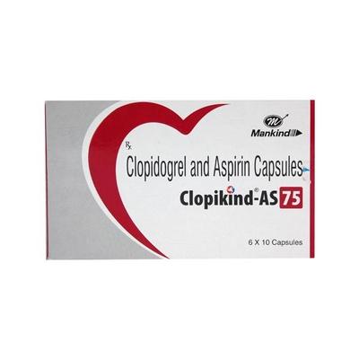 Clopikind AS 75mg Capsule 10'S - Blood Clot-Ant