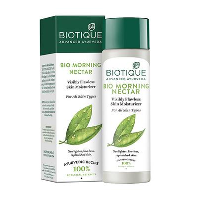 Biotique Morning Nectar Flawless Skin Moisturizer - All Skin Types 190 ml - Lotions & Creams
