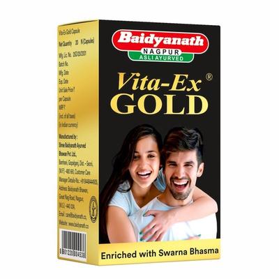 Baidyanath Vita-Ex Gold Capsules 20's - Sexual Healthcare