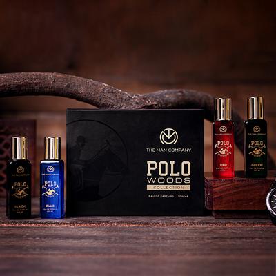 The Man Company Perfume Gift Set For Men - 4 x 20ml Polo Woods Collection Long-Lasting Eau De Parfum 1's - Men Perfumes (Edt/Edp)