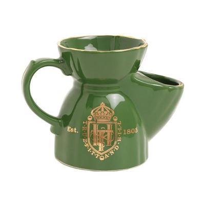 Truefitt and Hill Handcrafted Green Shaving Mug Signature Product of Truefitt and Hill Essential Grooming Collection For Men 1's - Pre & Post Shaves
