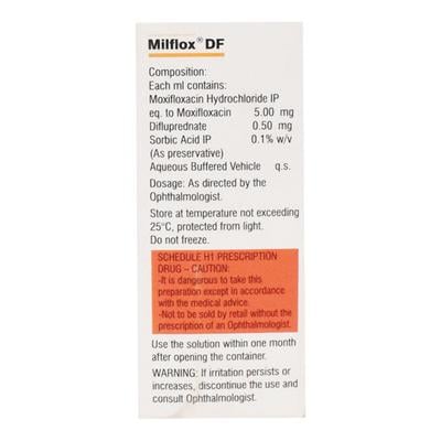 Milflox DF Eye Drops 5ml - Eye Infections-Eaa