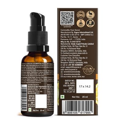 WOW Skin Science Vitamin C Serum for Skin whitenening - Genuine 20% 25 ml - Face Gels