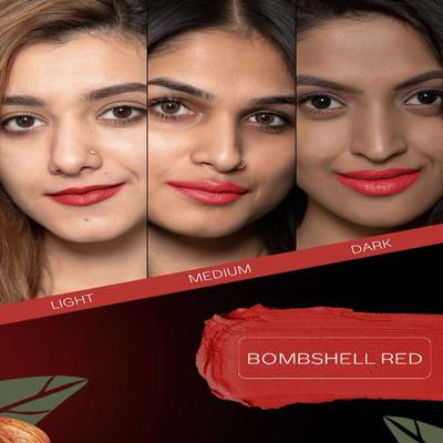 Facescanada Weightless Matte Finish Lipstick Bombshell Red 09 4.5 gm - Lipsticks