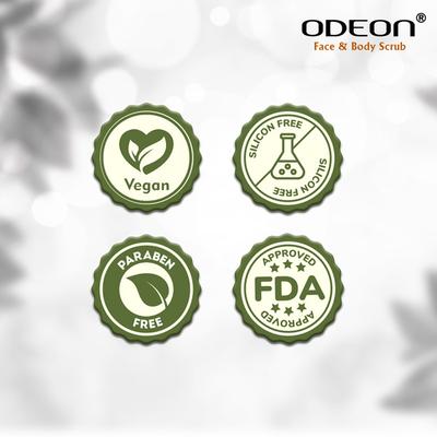 Odeon Charcoal & Tea Tree Face And Body Scrub 100 ml - Scrubs & Exfoliants