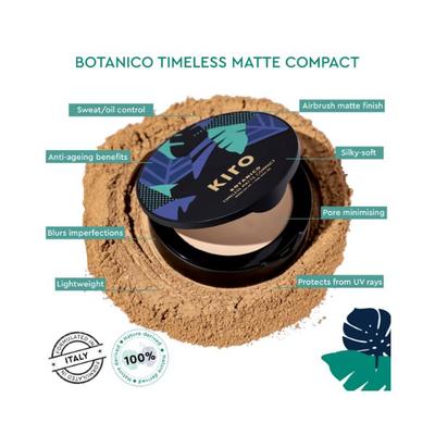 Kiro Botanico Timeless Matte Compact Honey Tan 9.0 gm - Compact Powder
