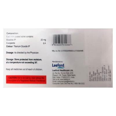 BILAFORD Tablet 10's - Allergies-Ant