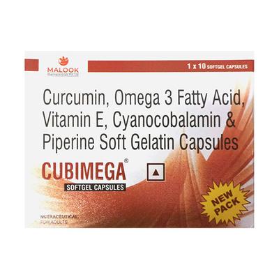 CUBIMEGA NEW NUTRACEUTICAL Softgel Capsule 10's - Supplements-Vam