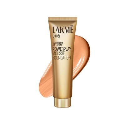 Lakme 9to5 Powerplay Mousse Foundation Mini, Rose Ivory, 9 gm - Foundation