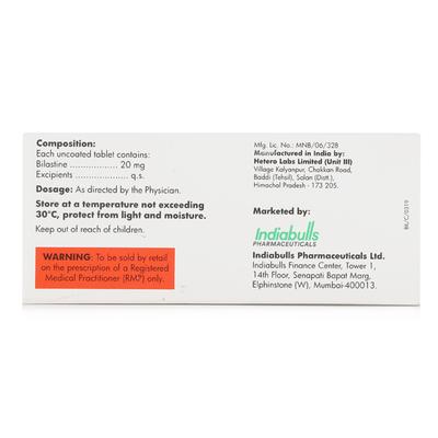 BILAZO Tablet 10's - Allergies-Ant