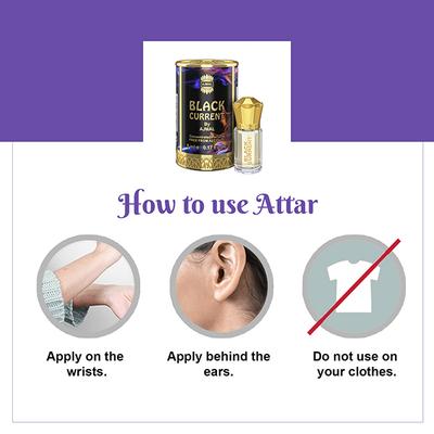 Ajmal Black Current Concentrated Perfume Free From Alcohol for Unisex 5 ml - Perfumes (Edt/Edp)