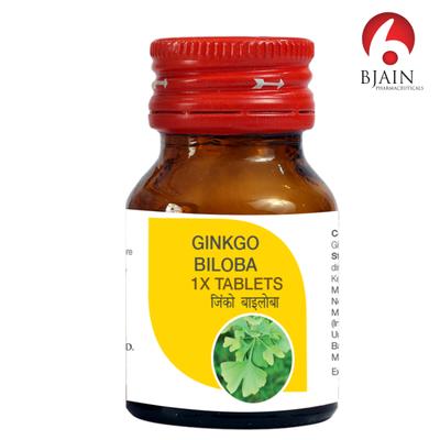 Bjain Gingko Biloba 1X Tablets 25 gm - Bio-Chemic