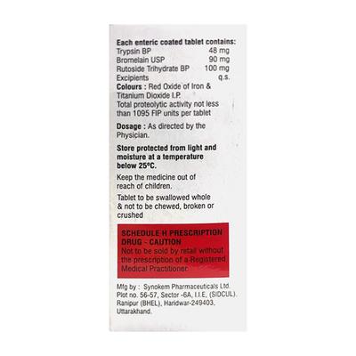 ENZICTRA TBR Tablet 15's - Pain relief-Ant