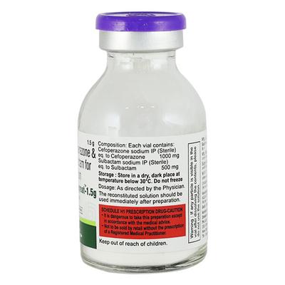 SULBAGREAT 1.5gm Injection 1's - Bacterial Infections-Cep