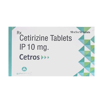 CETROS Tablet 10's - Allergies-Ant