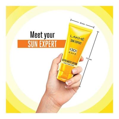 Lakme Sun Expert SPF 30 Pa++ Ultra Matte Lotion 50 ml - Face Sunscreen