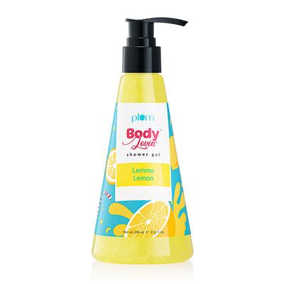 Plum BodyLovin' Lemme Lemon Shower Gel Body Wash - Lemon Fragrance 240 ml - Shower Gels & Body Wash