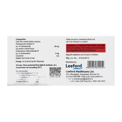 PANTAFOL ON Tablet 10's - Ulcer/Reflux/Flatulence-Aaa