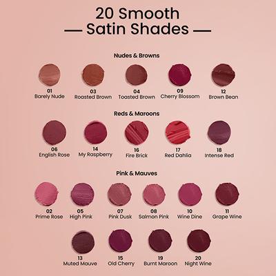 Swiss Beauty Satin Comfort Lipstick-Fire Brick 3 gm - Lipsticks