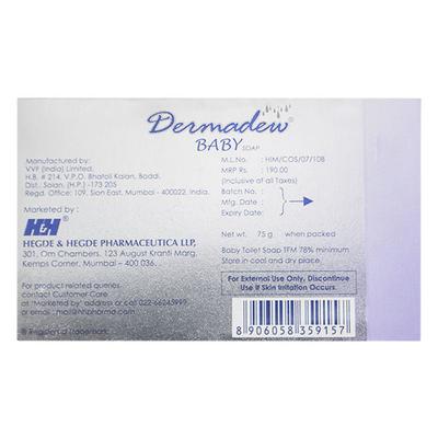Dermadew Baby Soap 75gm - Dry Skin-Emo