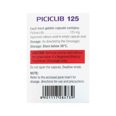 PICICLIB 125 Capsule 21's - Cancer Oncology-Tar