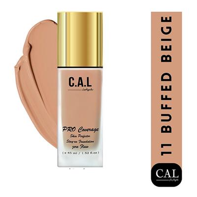CAL Losangeles Pro Coverage Skin Perfector Stay On Foundation Buffed Beige 45 ml - Foundation