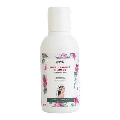 Skivia Deep Cleansing Mini Shampoo with Vitamin E & Aloe Vera -Unisex 30 ml - Shampoos