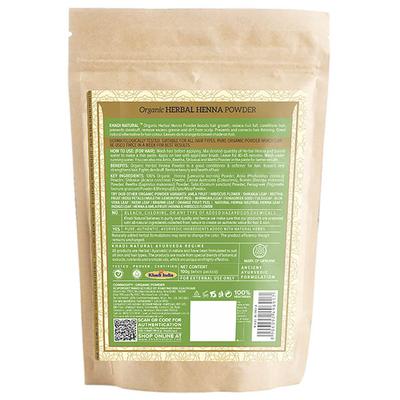 KHADI NATURAL HERBAL HENNA ORGANIC POWDER 100 gm - Powder