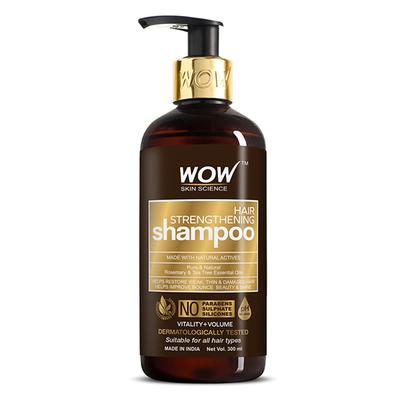 Wow Life Science Hair Strengthening Shampoo 300 ml - Shampoos