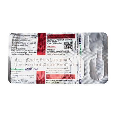 VILDAMAC TRIO 1000 Tablet 10's - Diabetes-Ant