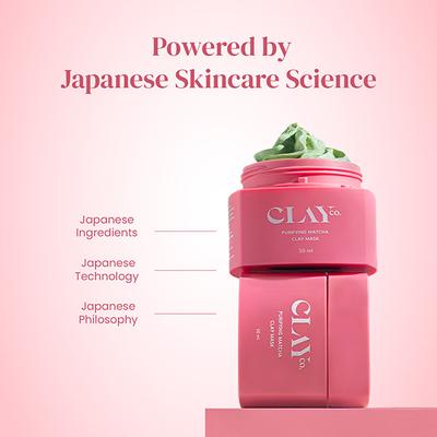 Clayco Purifying Matcha Clay Mask 50 ml - Face Packs