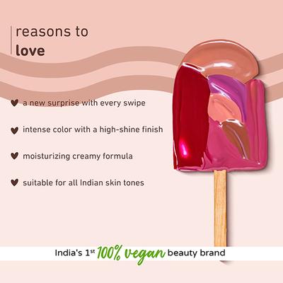 Plum Soft Swirl Lip Gloss, High-Shine Finish, Intense Pigment, 3 Shades In 1, 126 Mississippi Mud 6 ml - Liquid Lipsticks