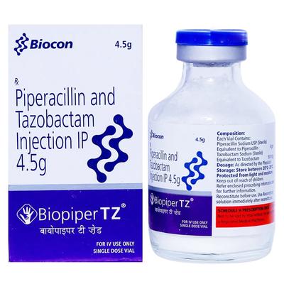 BIOPIPER TZ 4.5g Injection 1's - Bacterial Infections-Pen