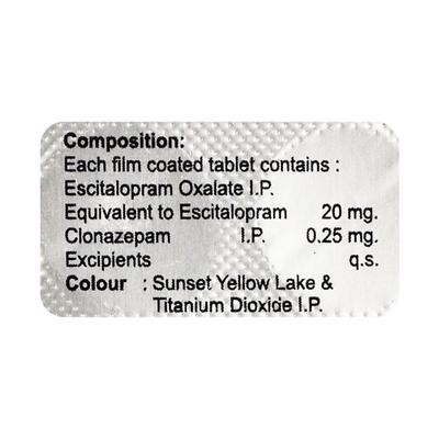 CILAPAM LS 20 Tablet 15's - Depression-Ant