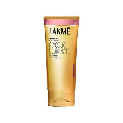 Lakme Glycolic Illuminate Facewash with Glycolic Acid for Gentle Exfoliation and Illuminated Skin 100 gm - Face Wash & Cleansers