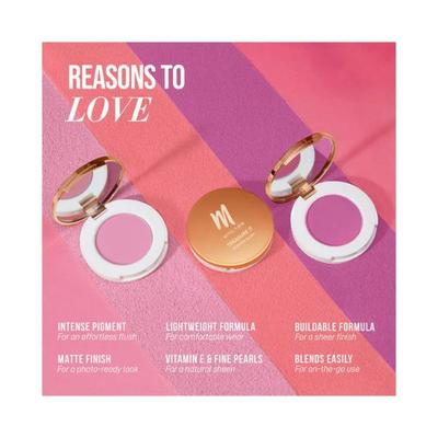MyGlamm Treasure IT Powder Matte Blush-Love 4 gm - Blushes