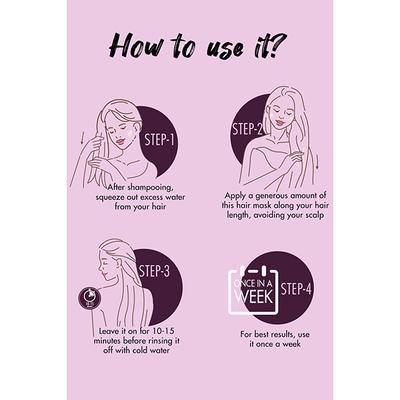 MyGlamm Super Foods Mangosteen & Avocado Hair Mask 50 gm - Hair Masks & Packs