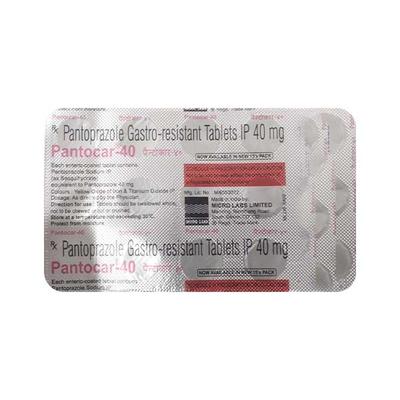 PANTOCAR 40 Tablet 15's - Ulcer/Reflux/Flatulence-Aaa