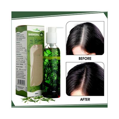Urban Yog Ayurvedic Jadibuti Bhringraj Oil For Hair And Skin With Herbs For Thicker Hair 200 gm - Hair Oils