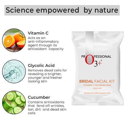 Professional O3+ Bridal Facial Kit - Vitamin C Glowing Skin 1's - Face Packs