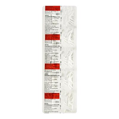 Zorem 1.25mg Capsule 10'S - Hypertension-ACE