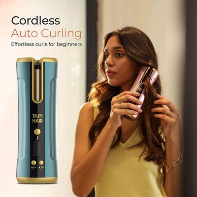 Tash Hair Twirl Automatic Cordless Hair Curler - Jade 560 gm - Rollers & Curlers