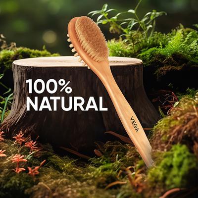 Vega Cellulite Bath Brush Dry Body Brush & Massage For Men & Women, Body Scrubber Brush (Nba-1/1) - Loofahs & Sponges