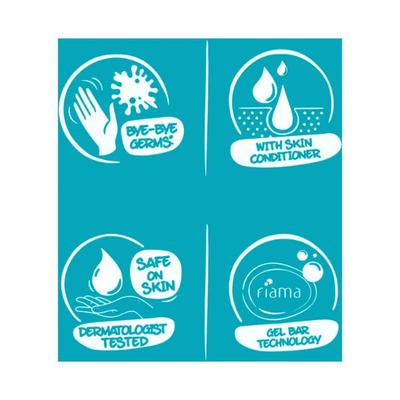 Fiama Men Energizing Sport Gel Bar with Ginseng and Lemongrass with skin conditioners 125 gm - Soaps
