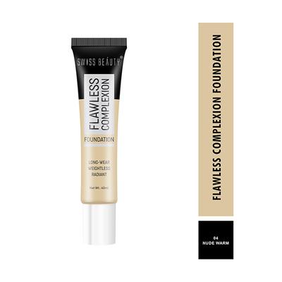 Swiss Beauty Flawless Complexion Foundation - (Warm Nude) 40 ml - Foundation