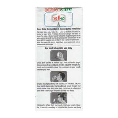 TIOFORM WITH DOSE COUNTER Inhaler 120md - Asthma/COPD-Ast